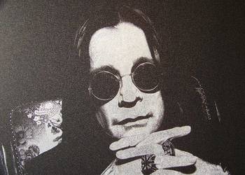 Ozzy Osbourne | obraz na blasze... grawerka