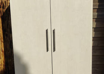 Duża szafa 2-drzwiowa biurowa z drążkiem PROMOCJA