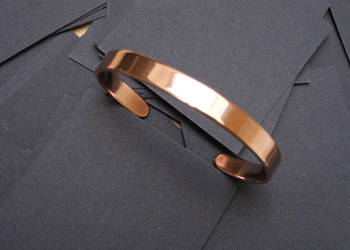 Bransoletka z miedzi rękodzieło artystyczne 45 zł