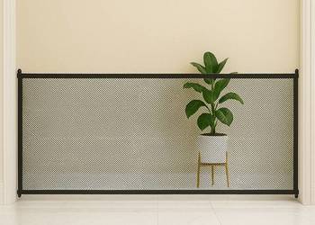 Siatka Ochronna Zabezpieczająca na Balustradę 180CM - Czarna