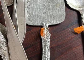 Łopatka do ciasta. Sygnowane TM W 010. Grawerowane.