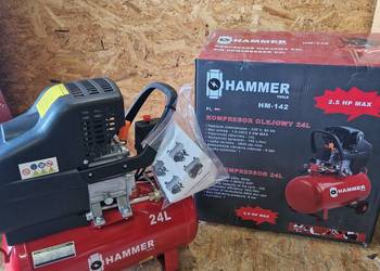 Kompresor olejowy Hammer Tools HM-142, 24 l