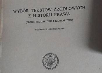 Wybór tekstów źródłowych z historii prawa - Witkowski Wojciech