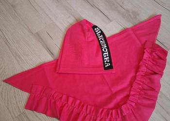 Czapka Wiosenna dla Dziewczynki Ślicznotka + chusta