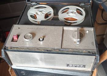 Sony szpulowy magnetofon reporterski odtwarza