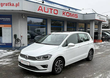 Volkswagen Golf Sportsvan 1.4 150 KM Highline, Biała Perła,Niski przebieg,…