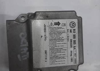 SKODA OCTAVIA II  Sensor moduł sterownik poduszek Air Bag 1K0909605AA