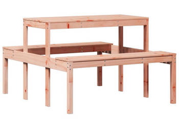 Stół piknikowy 110x134x75 cm lite drewno daglezjowe WM-832560