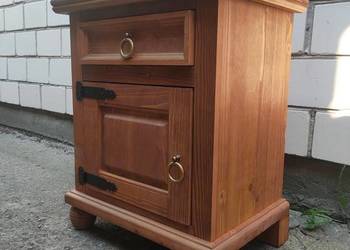 Szafka nocna Parisot Industrie lite drewno Dostępne 2 sztuki PROMOCJA