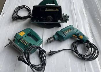 Zestaw elektronarzędzi METABO, wyrzynarka, wiertarka, pilarka tarczowa