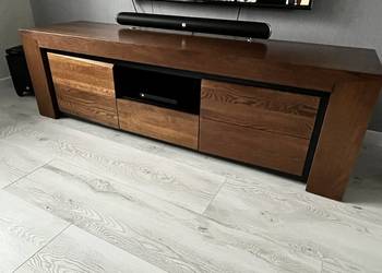 Komoda RTV, drewniane fronty