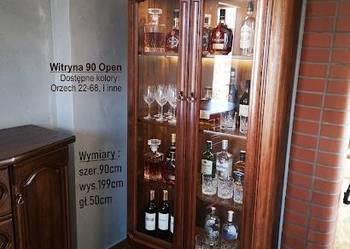 Stylowa Biblioteczka 90` OPEN Dąb Orzech Bekas Producent