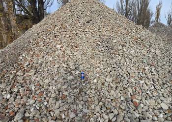Tłuczeń ceglano-betonowy. 0-63 mm, gruz na podbudowę