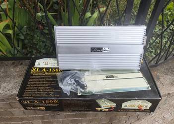 Wzmacniacz samochodowy 1 kanałowy monoblok Sinus Live SL-A1500 pilot karton