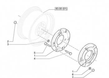 New Holland T6010 T6070 Obciąźnik 82029581