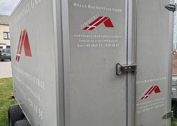 Kontener z przyczepy