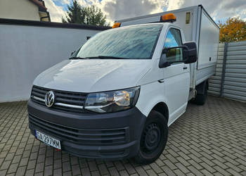 Volkswagen Transporter T6 2.0 TDI 102KM bewypadek ZABUDOWANA SKRZYNIA zadb…