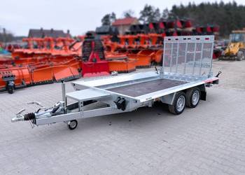 TEMARED BUILDER 3518/2 3T Przyczepa pod minikoparkę budowlanka