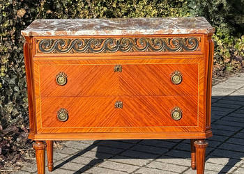 =ARTexpert= Komoda Ludwik marmurowy blat vintage