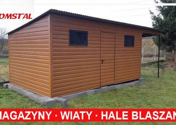Garaż Blaszany - Schowek Ogrodowy - Magazyn - Wiata  - ROMSTAL*
