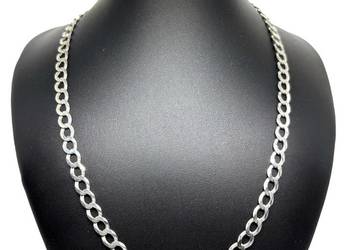 Srebrny Łańcuszek Próby 925 22,40g Długość 52cm Pancerka Ocechowany