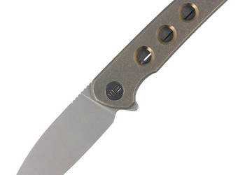 Nóż składany WE Knife Shakan LE No 176/210 Bronze Titanium, Gray Stonewash…