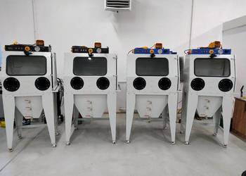 Kabina do Aquablastingu Szkiełkowanie na mokro