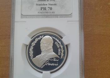 Moneta srebrna "Stanisław Staszic" 200.000 zł z 1992 r.