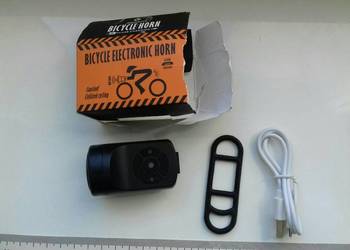 Elektryczny dzwonek rowerowy i alarm, Opakowanie Uszkodzone, na akumulator
