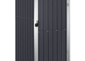 vidaXL Szopa ogrodowa, antracytowa, 88x89x161 cm, (SKU:316207)