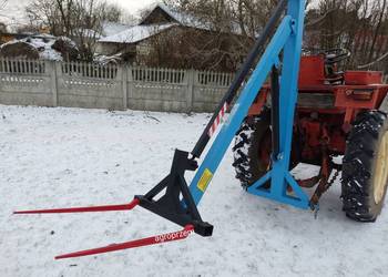 Masywny Ładowacz hydrauliczny bel balotów siano słoma ramie z kłami