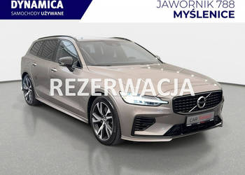 Volvo V60 VAT 23% R-Design 2.0 T8 PHEV 455KM automat AWD 2022 r., salon PL…