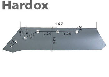 Lemiesz 18 cali HARDOX 930771210/L części do pługa POTTINGER