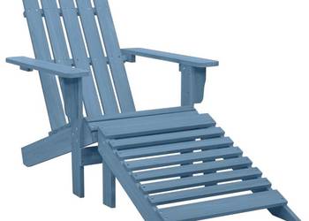 vidaXL Krzesło ogrodowe Adirondack z podnóżkiem, jodłowe,(SKU:315865)