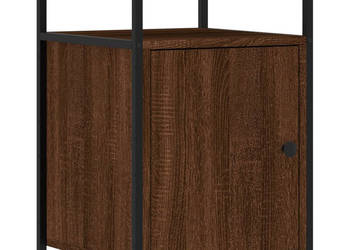 Szafka nocna brązowy dąb 40x42x60 cm materiał drewnopochodny WM-826041