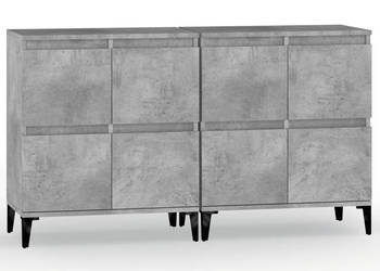 Komody 2 szt. szarość betonu 60x35x70 cm WM-3185763