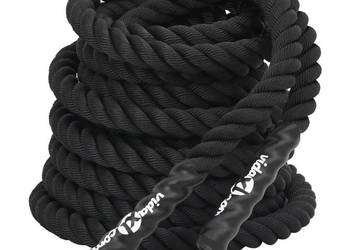 Lina treningowa czarna 12 m 9 kg poliester WM-94267