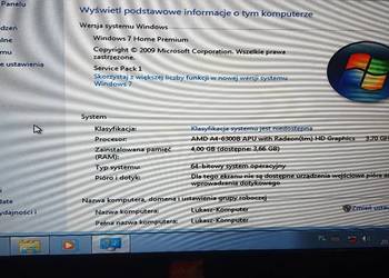 Komputer stacjonarny lenovo amd a4 4gb ram 200gb dysk sata