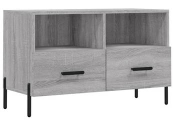 Szafka pod telewizor szary dąb sonoma 80x36x50 cm WM-828986