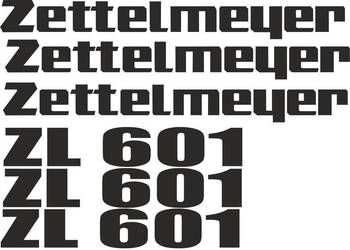 naklejki zettelmeyer zl 601