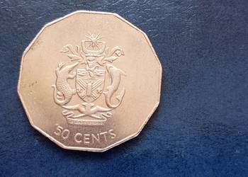 Stare monety 50 cent 2005 Wyspy Solomona