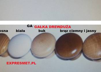 GAŁKA DO SZAFEK DREWNIANA Z WKRĘTEM DUŻA,mix 10szt. uchwyt!
