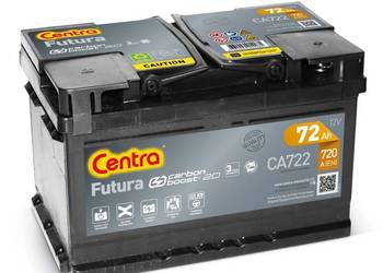 Akumulator Centra Futura 72Ah 720a ŁÓDŹ BRZEZIŃSKA 18