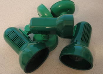 Lampa kinkiet kolor zielony kinkiety 3szt
