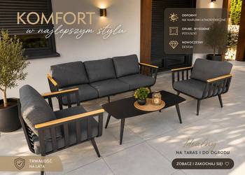 Meble tarasowe aluminiowe