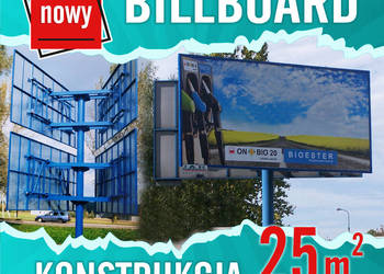 Nowa Konstrukcja Reklamowa Billboard na jednej rurze