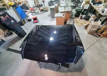 Mercedes Benz w205 maska pokrywa silnika czarna 197