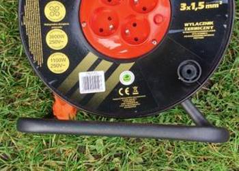 Przedłużacz bębnowy 40m 3x1.5mm