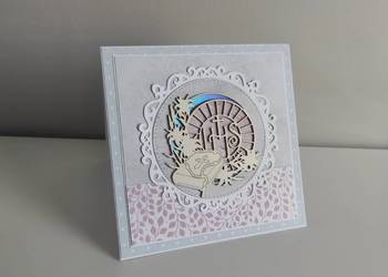 Kartka ręcznie robiona na Komunię Świętą Biblia Kartka ręcznie robiona na Komunię Świętą Biblia