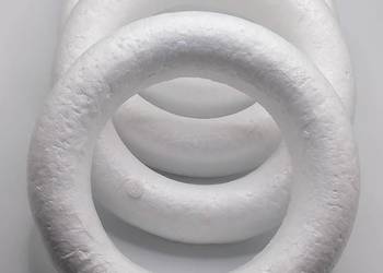 Ring Koło Oponka styropianowa wianek 14,5cm (zestaw 5 sztuk)